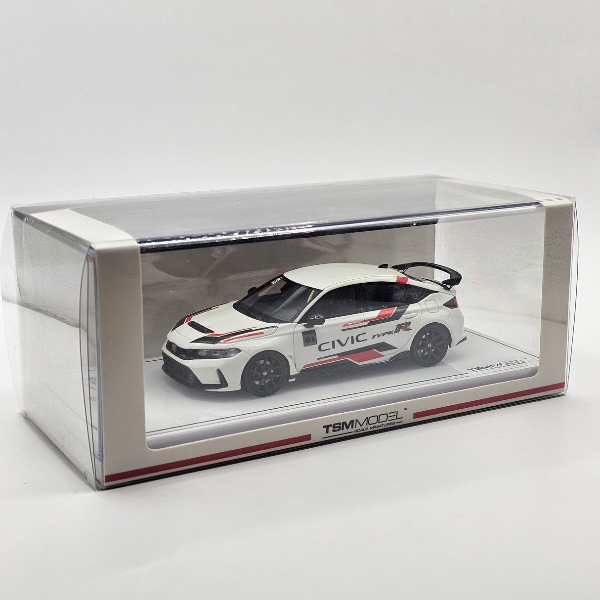Truescale TSM Honda Civic Type-R 2023 Honda Thanks Day Vietnam White 1/43 Scale