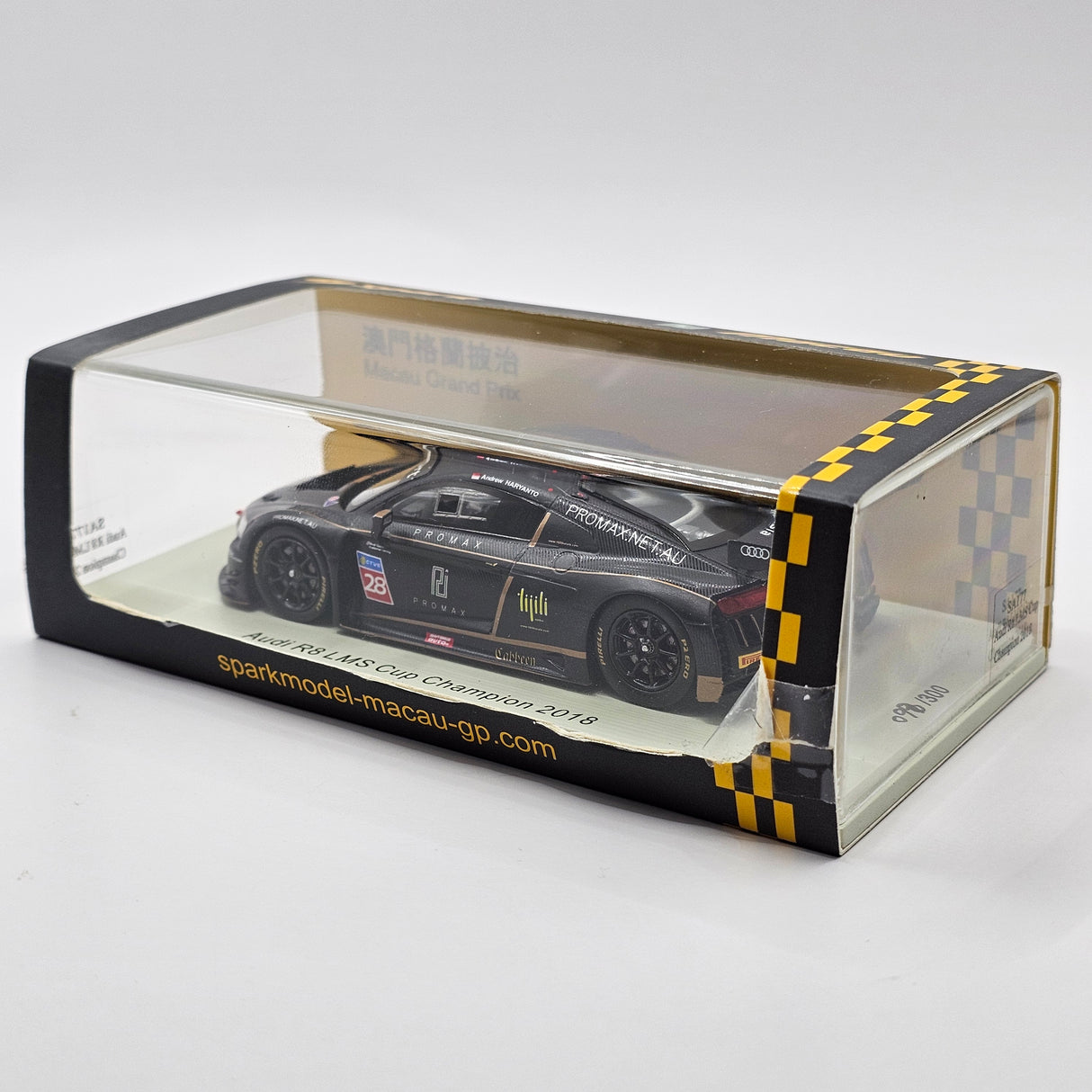 Spark Audi R8 LMS Cup Champion #28 ProMax Team 2018 1/43 Scale SA177