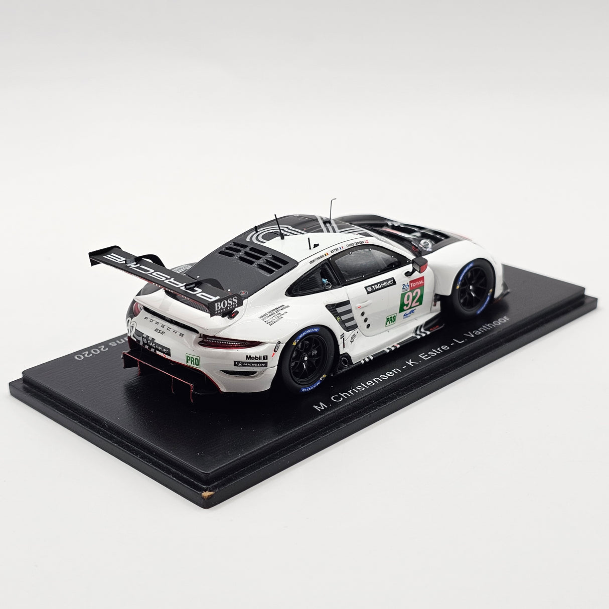 Spark Porsche 911 RSR-19 #92 Porsche GT Team 24Hrs Le Mans 2020 1/43 Scale