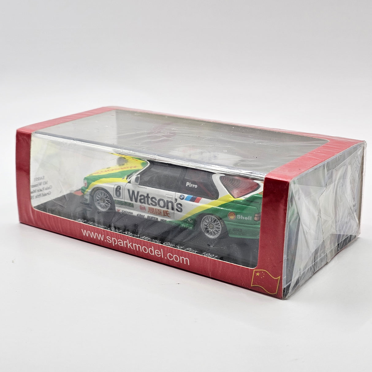 Spark BMW E30 M3 #6 Emanuele Pirro Winner Guia Race Macau GP 1991 1/43 Scale SA051