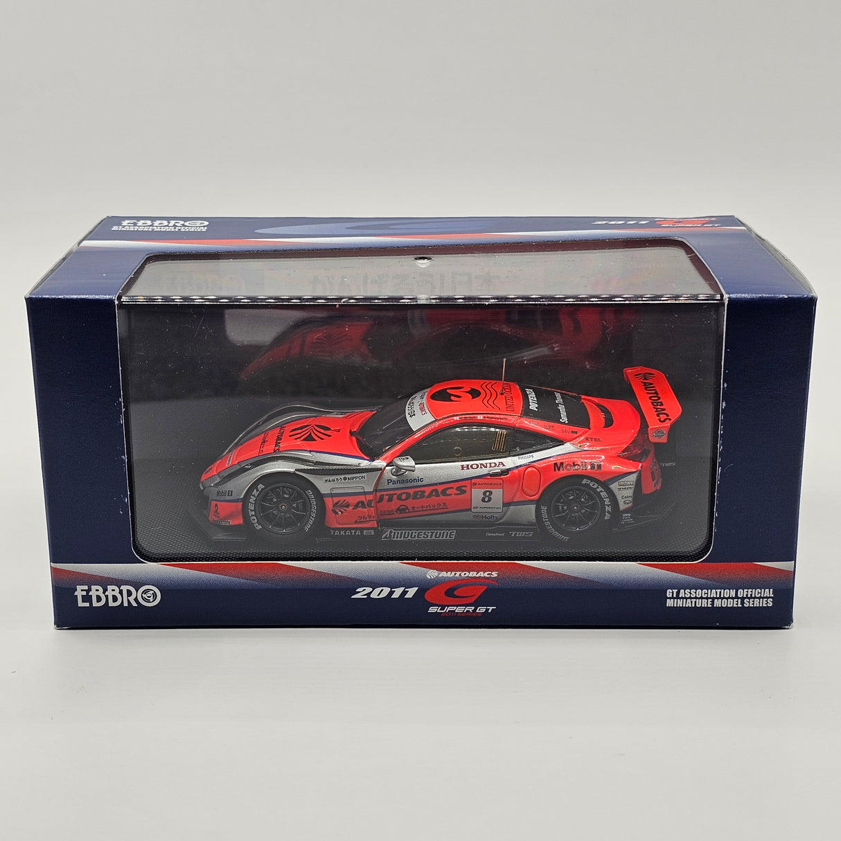 EBBRO Honda HSV-010 #8 ARTA Super GT GT500 2011 Rd2 Fuji 1/43 Scale 44546
