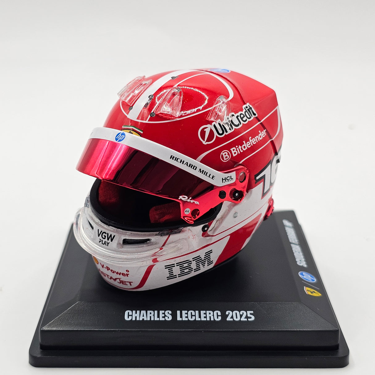 Looksmart Charles Leclerc Scuderia Ferrari HP Formula One 2025 1/5 Scale Helmet