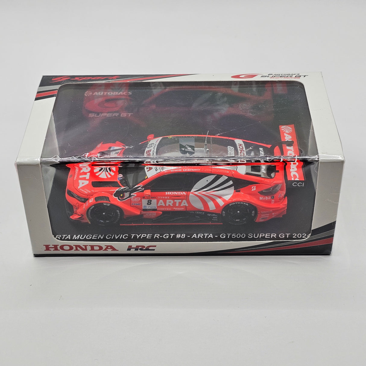Spark Honda Civic Type R-GT #8 Arta Mugen GT500 Super GT 2024 1/43 Scale