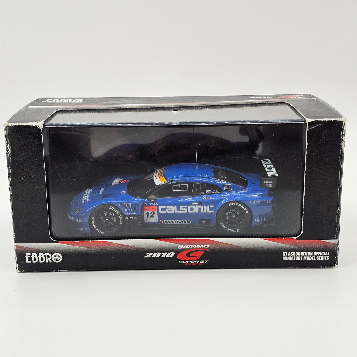 EBBRO Nissan GT-R #12 Calsonic Impul Super GT GT500 Rd.3 Fuji 2010 1/43 Scale