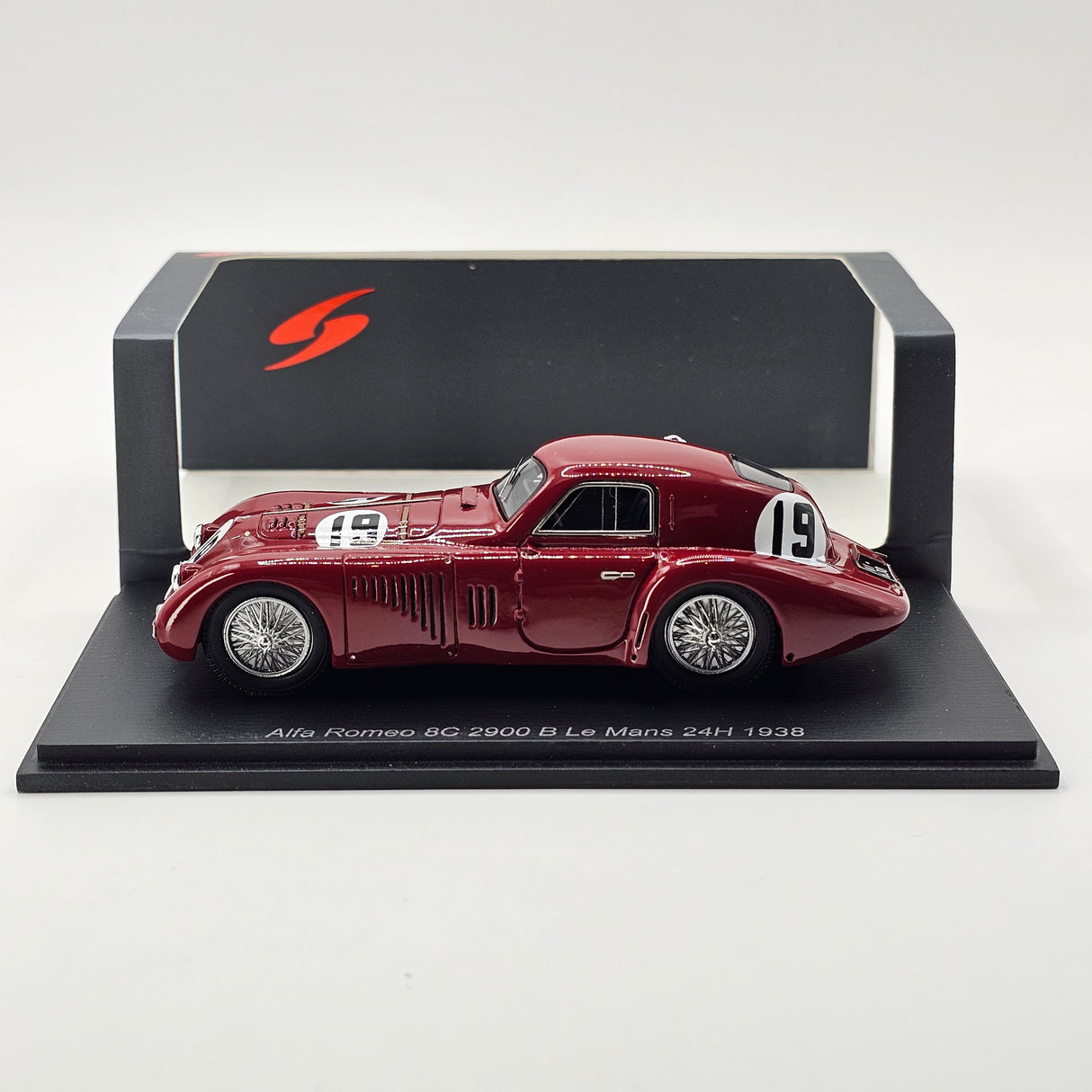 Spark Alfa Romeo 8C 2900B #19 Raymond Sommer 24Hrs Le Mans 1938 1/43 Scale S9439