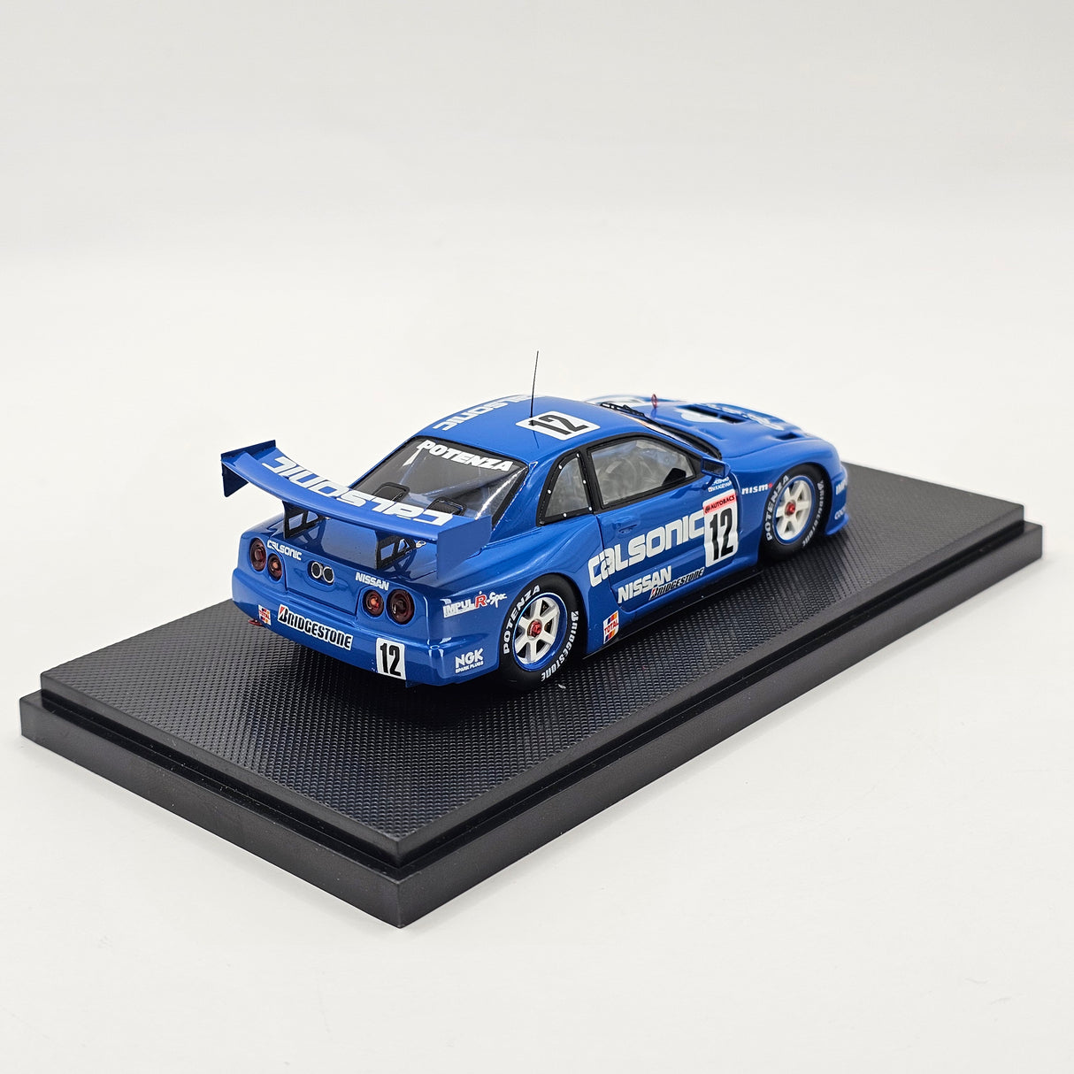 EBBRO P-4 Nissan Skyline R34 GT-R GT500 #12 Calsonic JGTC 1999 1/43 Scale