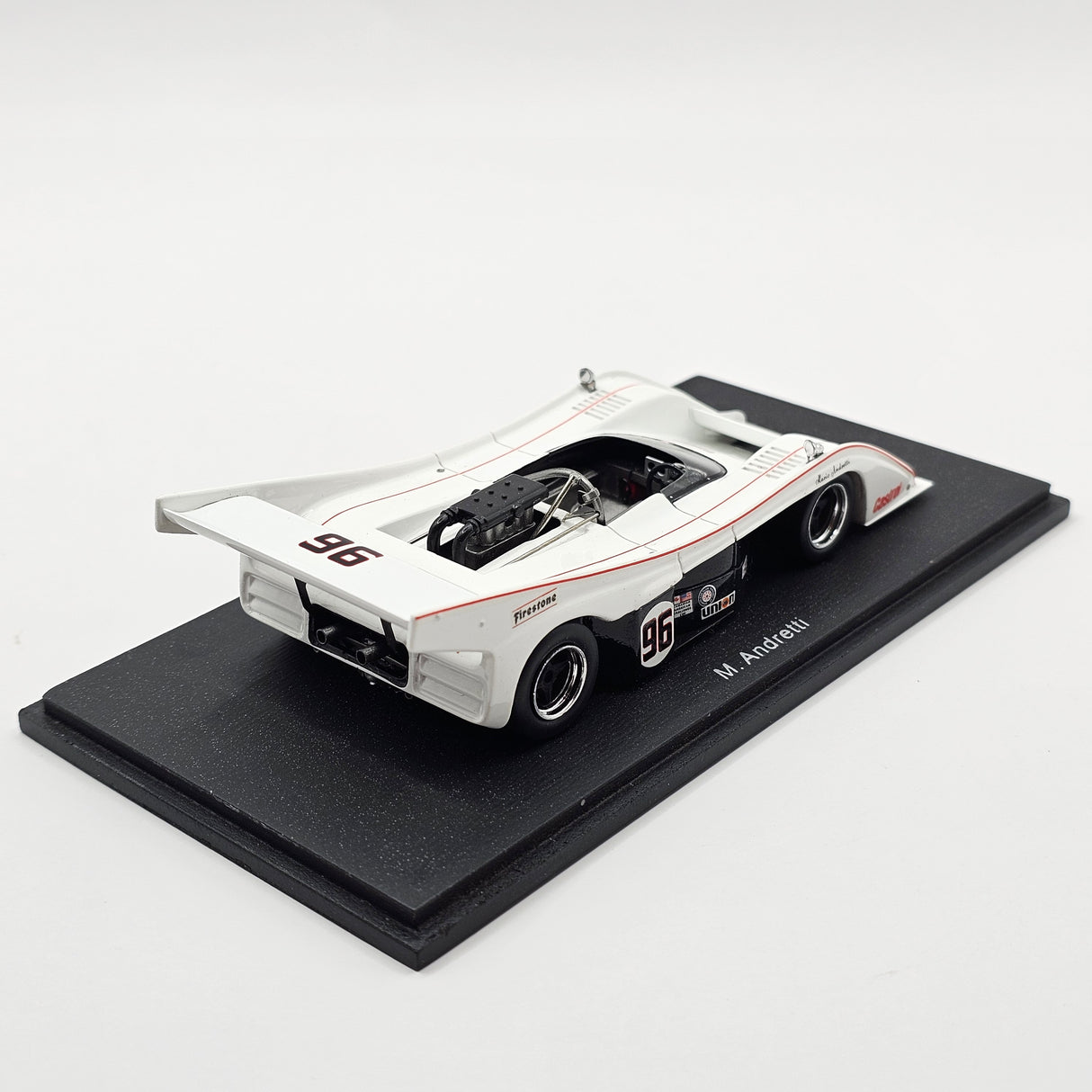 Spark McLaren M20 #96 Slater Racing Mario Andretti Riverside 1973 1/43 Scale