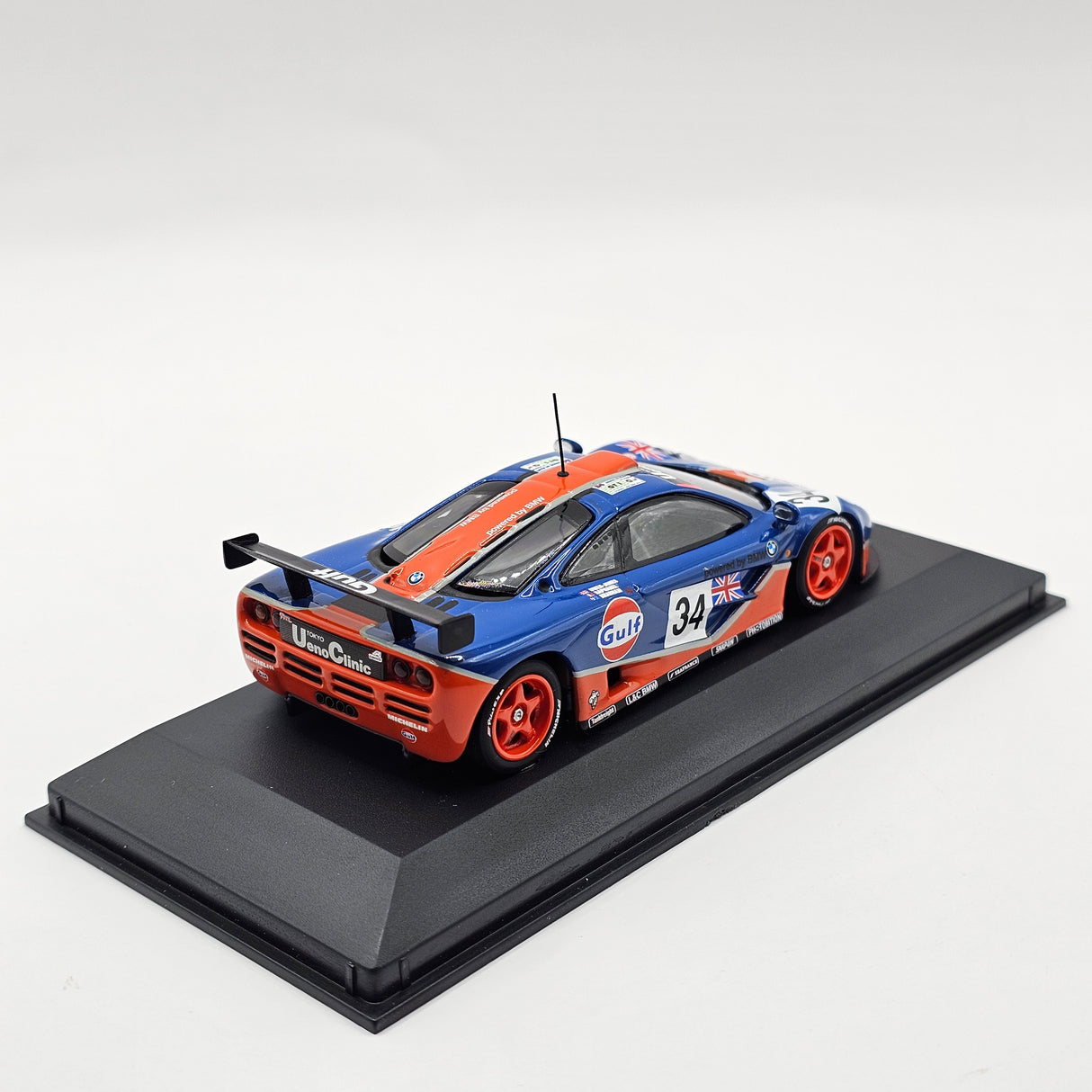 Minichamps McLaren F1 GTR #34 Gulf Racing 24Hrs Le Mans 1996 1/43 Scale