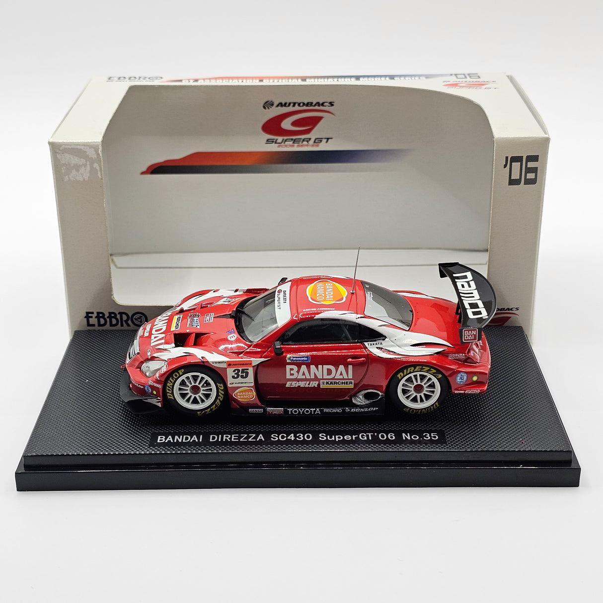 EBBRO Lexus SC430 #35 Toyota Team Kraft Super GT GT500 2006 1/43 Scale
