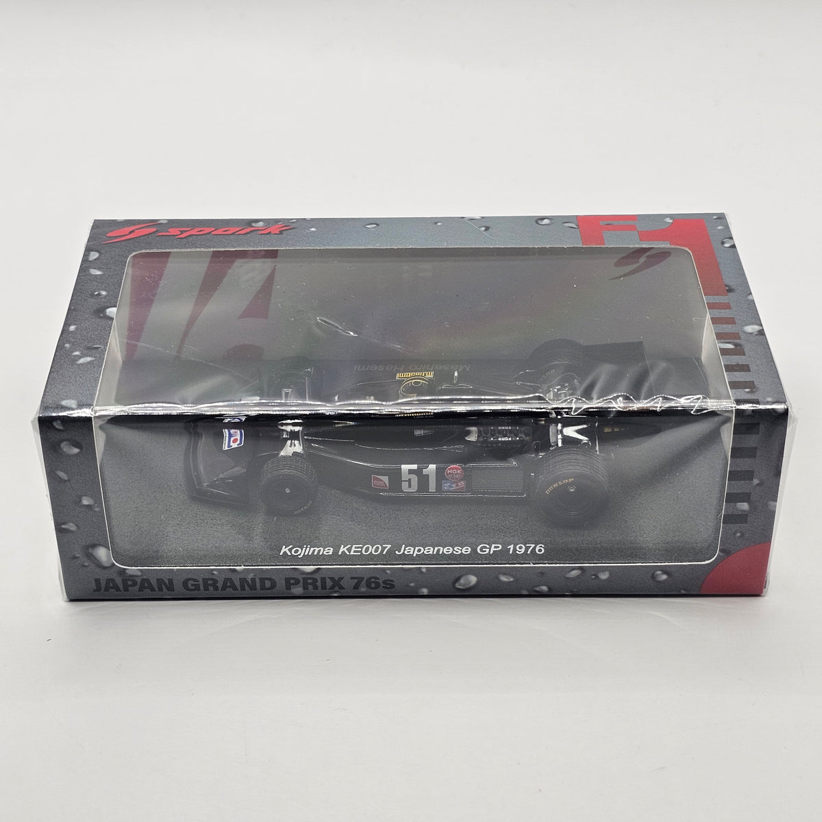 Spark Kojima KE007 #51 Masahiro Hasemi 1976 Japanese F1 Grand Prix 1/43 Scale