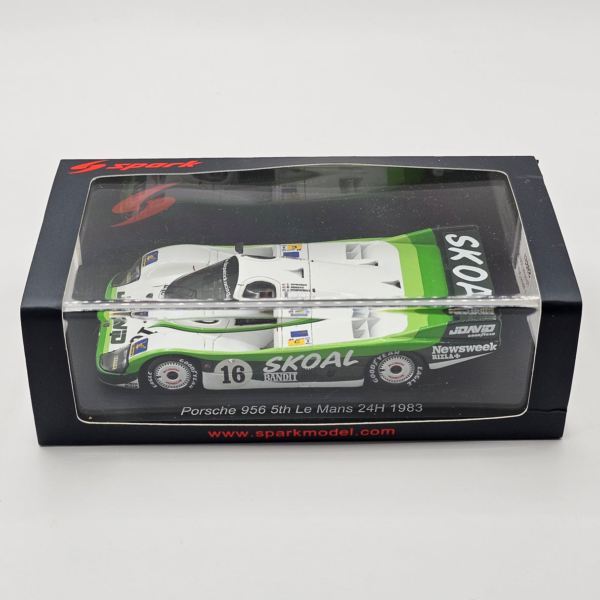 Spark Porsche 956 #16 John Fitzpatrick Racing 24Hrs Le Mans 1983 1/43 Scale S9851