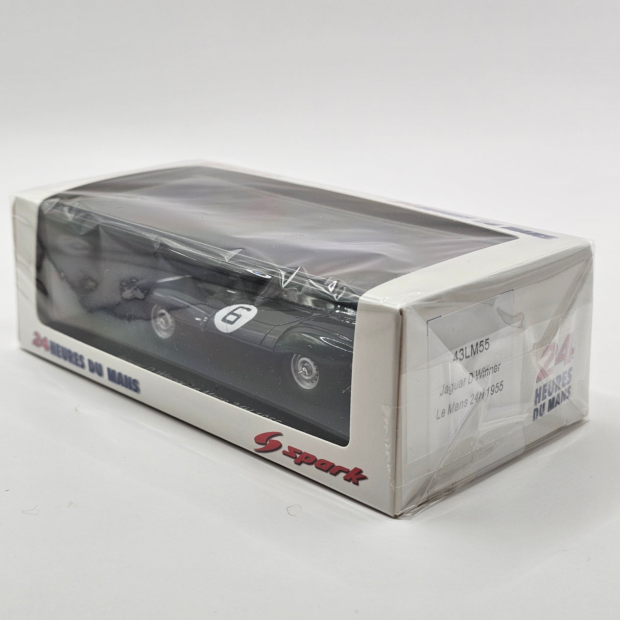Spark Jaguar D-Type #6 Jaguar Cars Ltd 24Hrs Le Mans 1955 Winner 1/43 Scale 43LM55