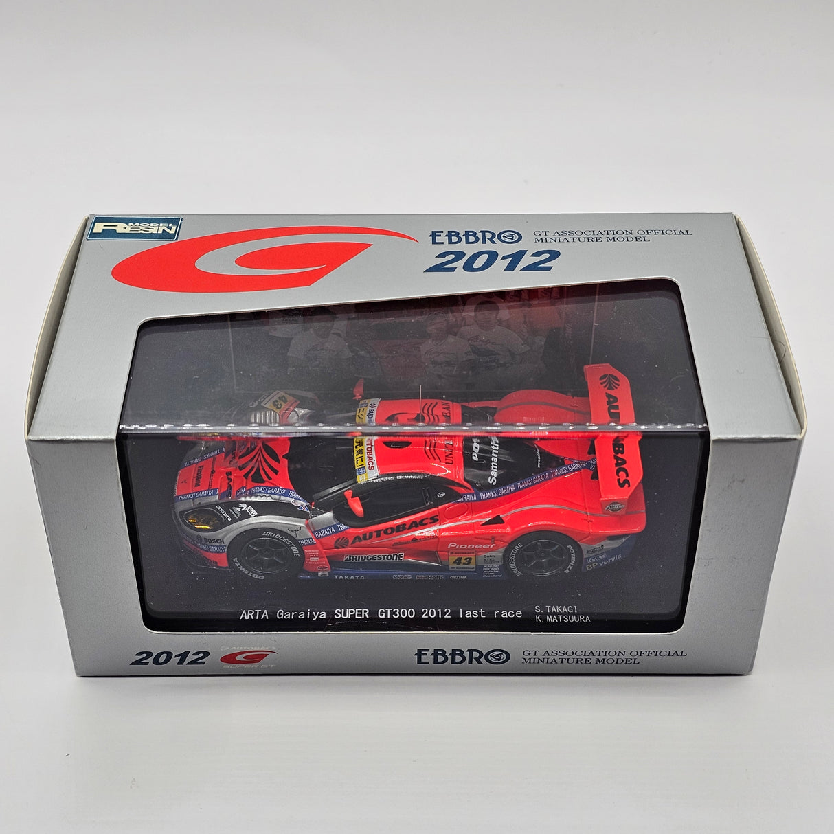 EBBRO Arta Garaiya #43 Arta Super GT GT300 2012 Last Race 1/43 Scale