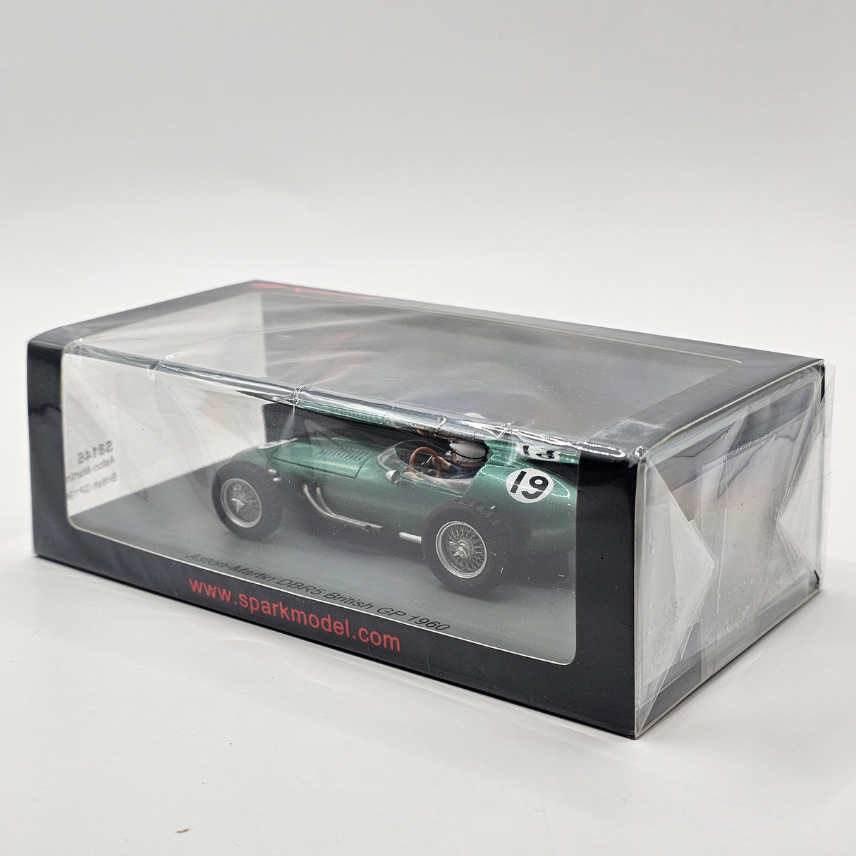 Spark Aston Martin DBR5 #19 Maurice Trintignant British GP 1960 1/43 Scale S8146