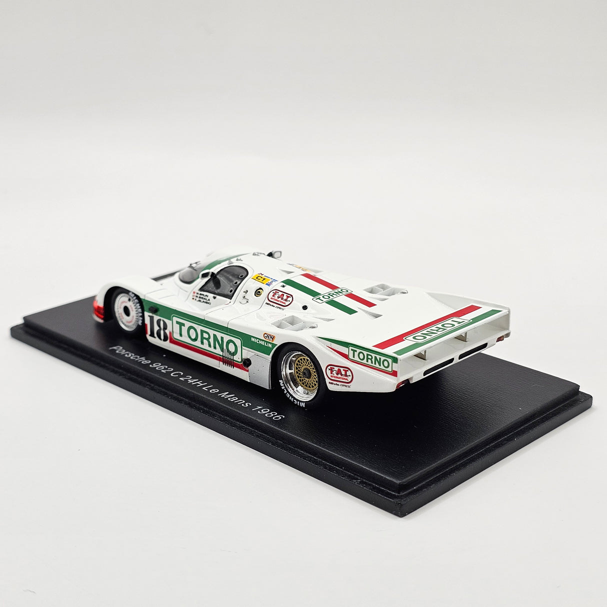 Spark Porsche 962C #18 Brun Motorsport 24Hrs Le Mans 1986 1/43 Scale S9871