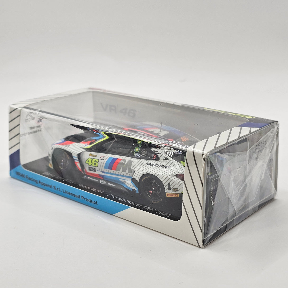 Spark BMW M4 GT3 #46 Team WRT 12Hrs Bathurst 2025 2nd 1/43 Scale AS081