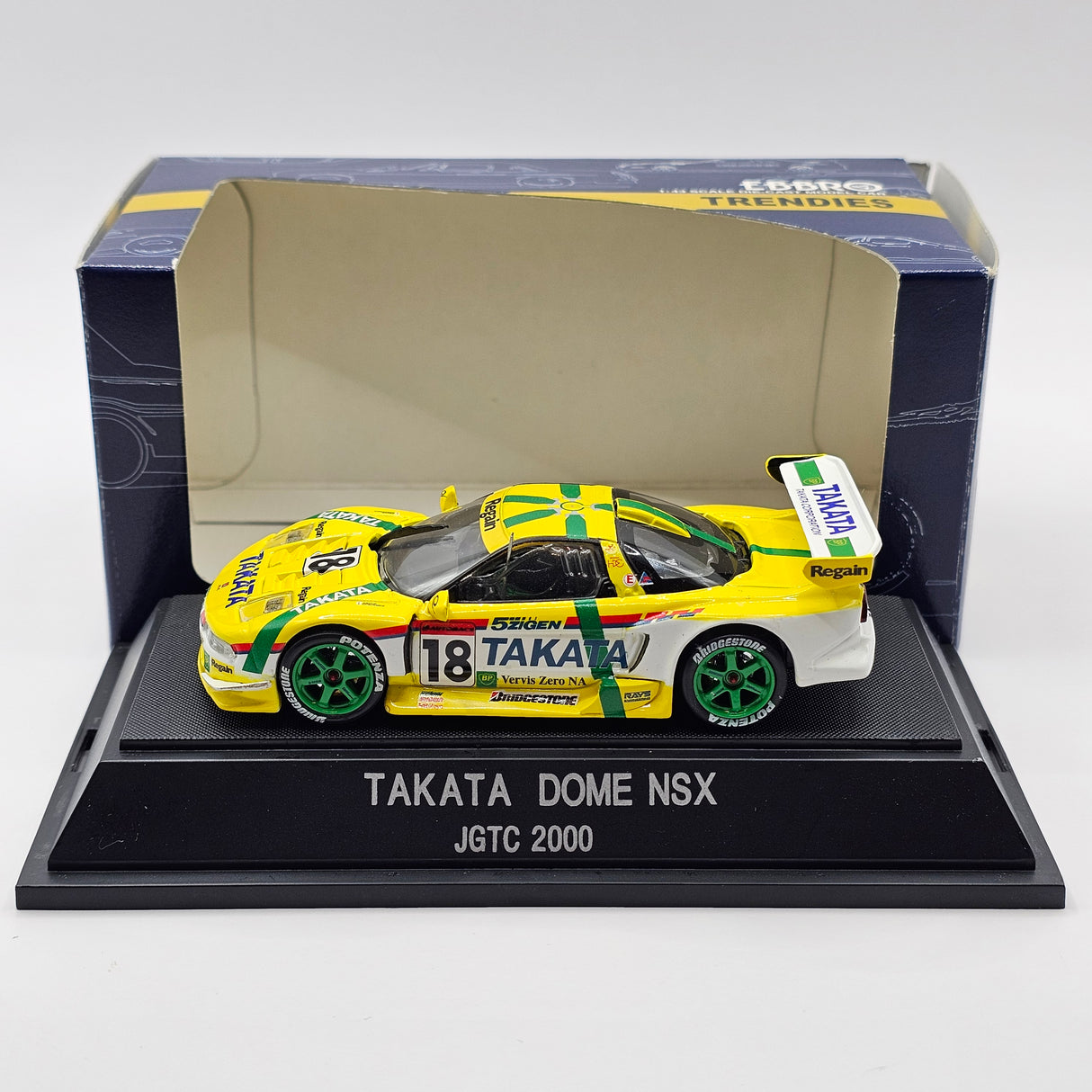 EBBRO Honda NSX #18 Mugen x Dome Project JGTC GT500 2000 1/43 Scale