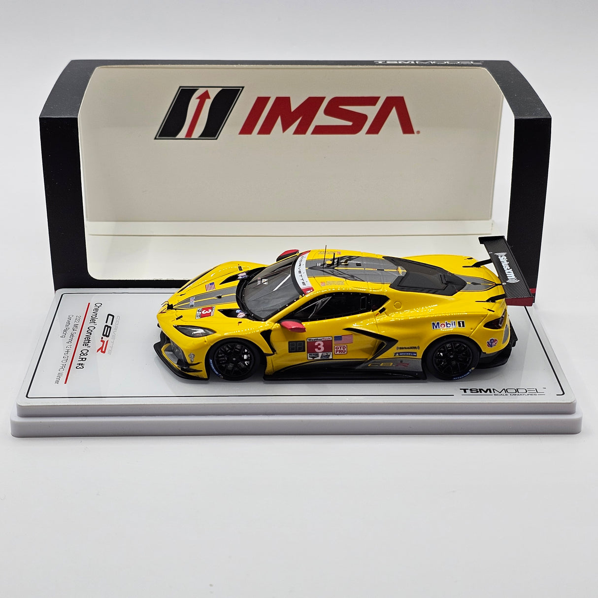 TSM Chevrolet Corvette C8.R #3 Corvette Racing GTD Win Sebring 12Hrs 2022 1/43 Scale