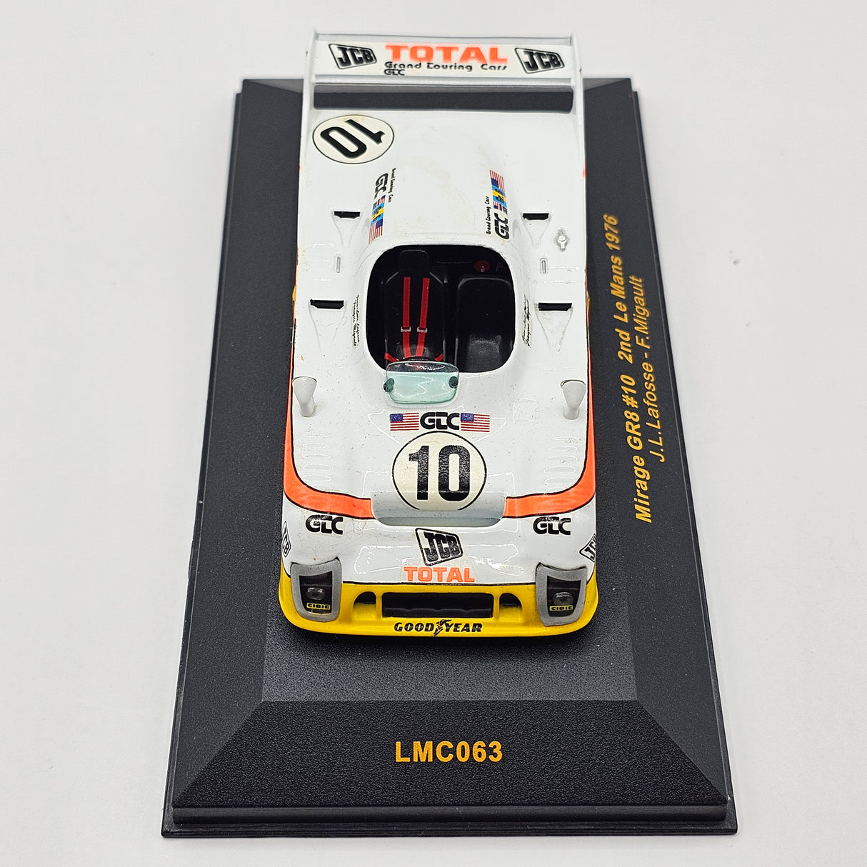 IXO Mirage GR8 #10 Grand Touring Cars Inc Le Mans 1976 1/43 Scale LMC063