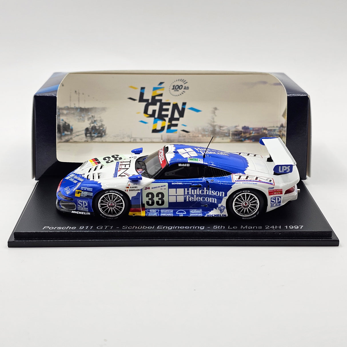 Spark Porsche 911 GT1 #33 Schübel Rennsport 24Hrs Le Mans 1997 1/43 Scale