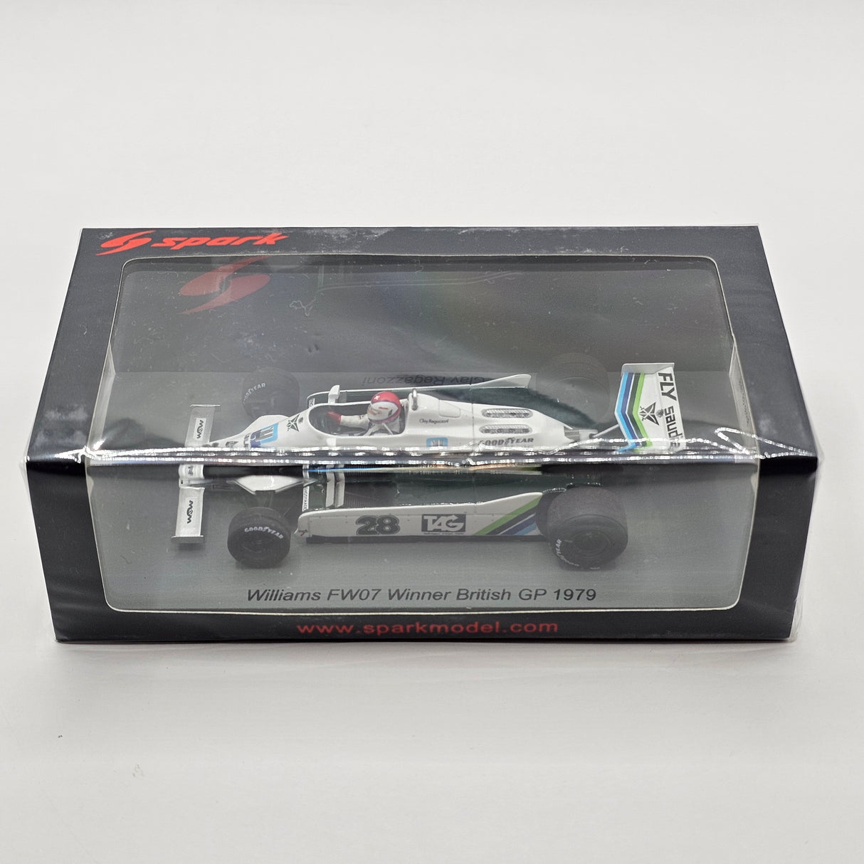 Spark Williams FW07 #28 Clay Regazzoni British F1 GP 1979 Winner 1/43 Scale S6990