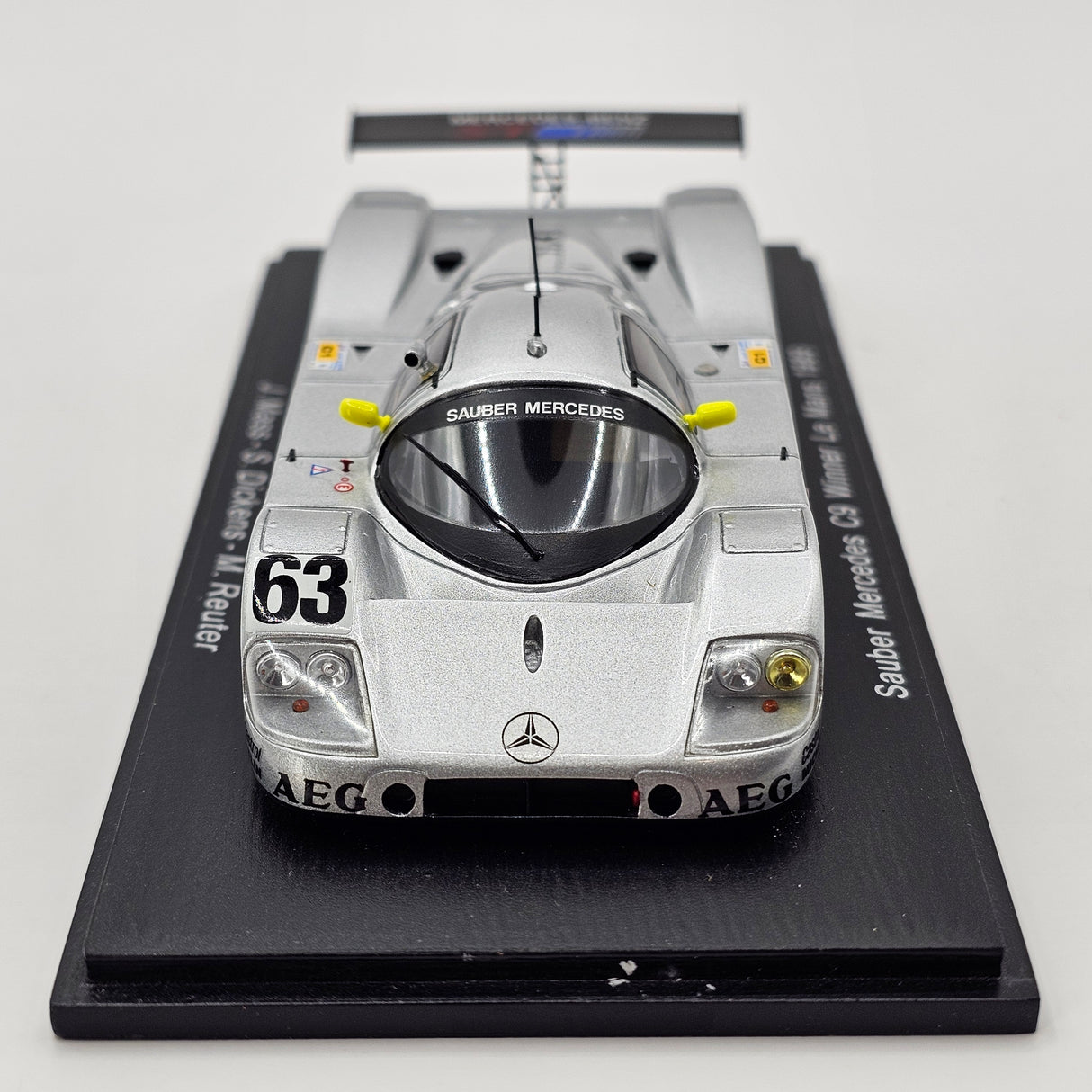Spark Sauber C9 #63 Team Sauber Mercedes Winner 24Hrs Le Mans 1989 1/43 Scale