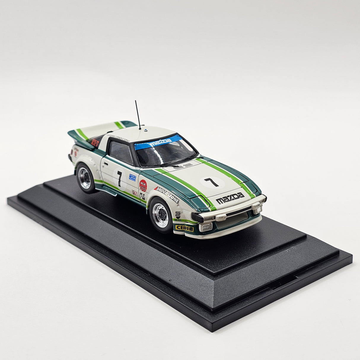 EBBRO Mazda RX-7 Savanna #7 Mazda Technical Daytona 24Hrs 1979 GTU Class Winner 1/43 Scale