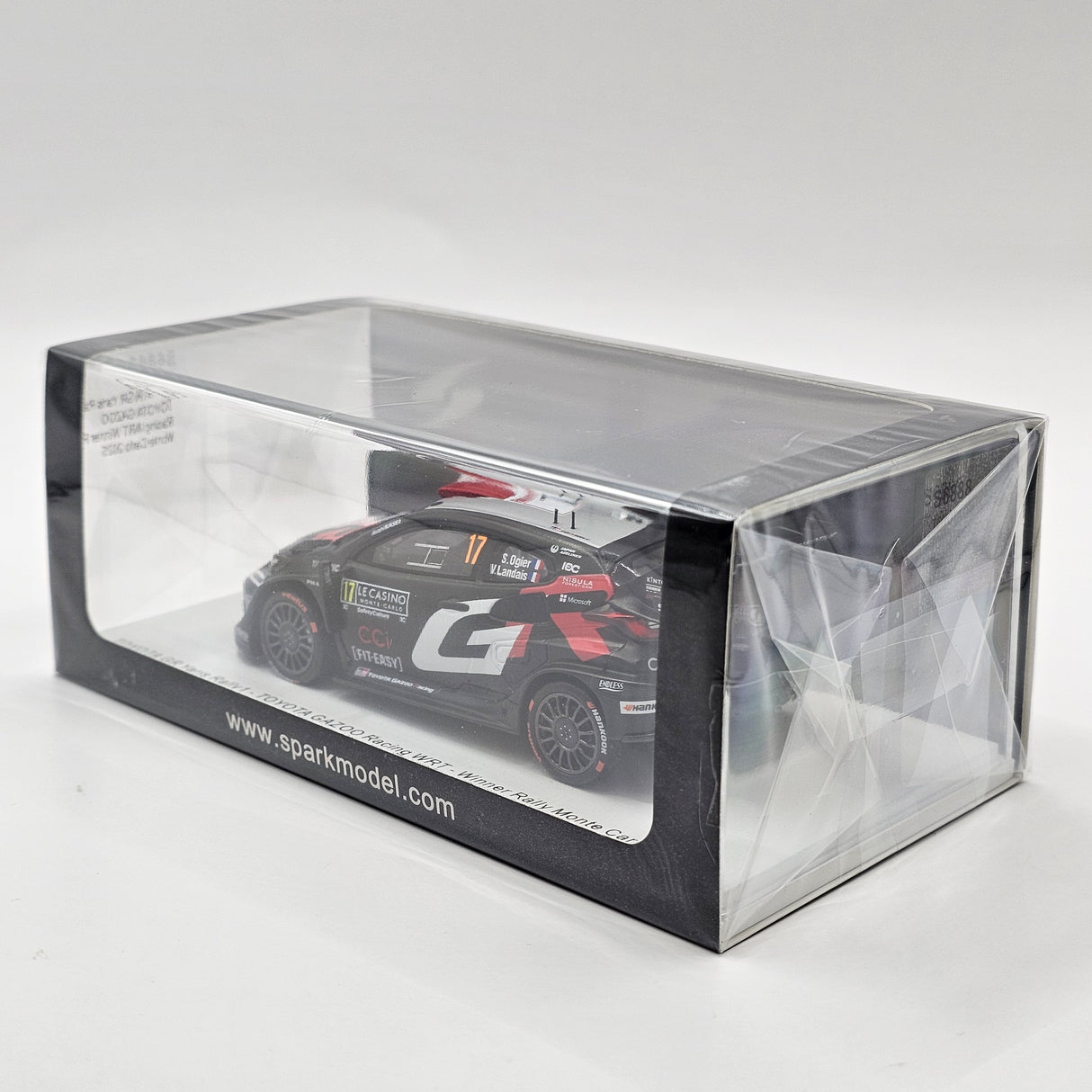 Spark Toyota GR Yaris Rally1 #17 Winner Rally Monte Carlo 2025 1/43 Scale