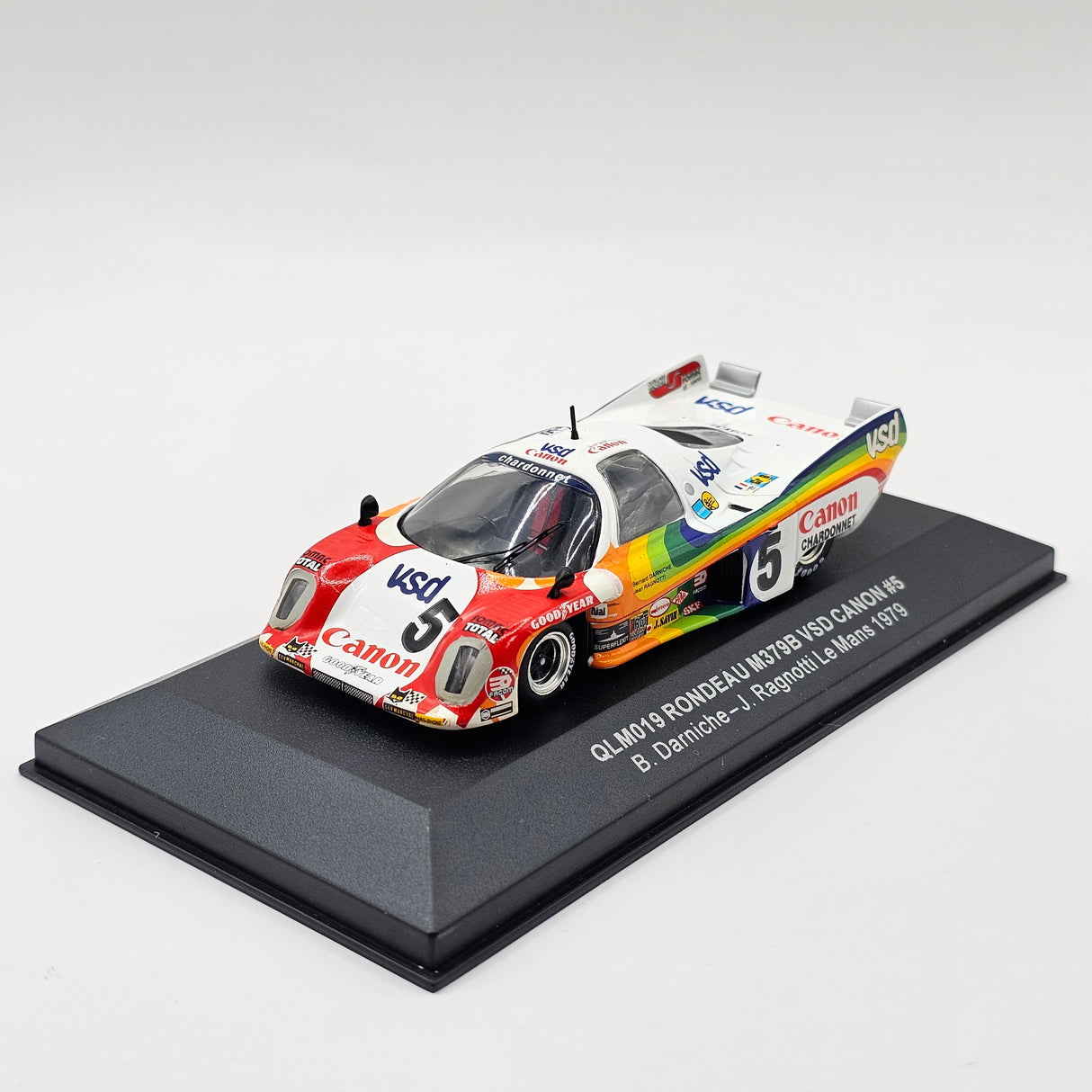 Quartzo Rondeau M379B #5 VSD Canon 24Hrs Le Mans 1979 Gr6 Winner 1/43 Scale QLM019