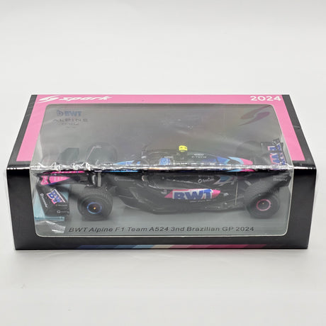 Spark Alpine A524 #10 Pierre Gasly 3rd Brazilian F1 GP 2024 1/43 Scale S9552