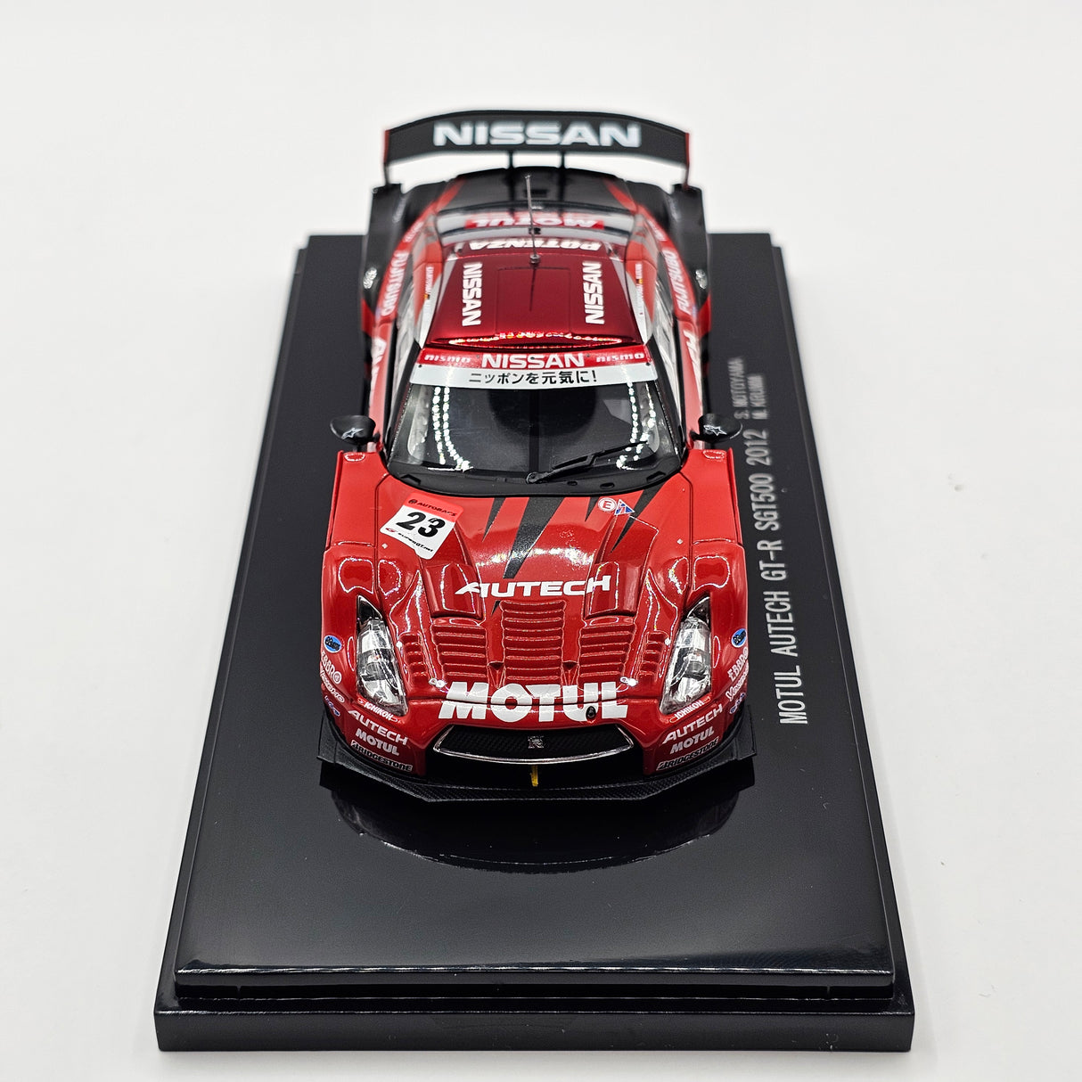 EBBRO Nissan GT-R #23 Motul Autech NISMO Super GT GT500 2012 1/43 Scale