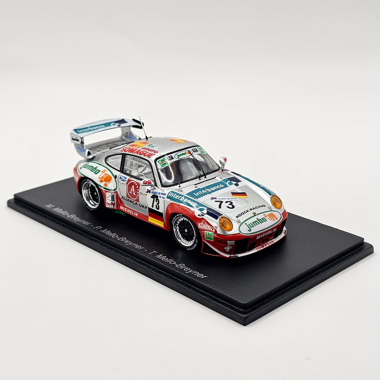 Spark Porsche 911 GT2 #73 Roock Racing Team 24Hrs Le Mans 1997 1/43 Scale S9909