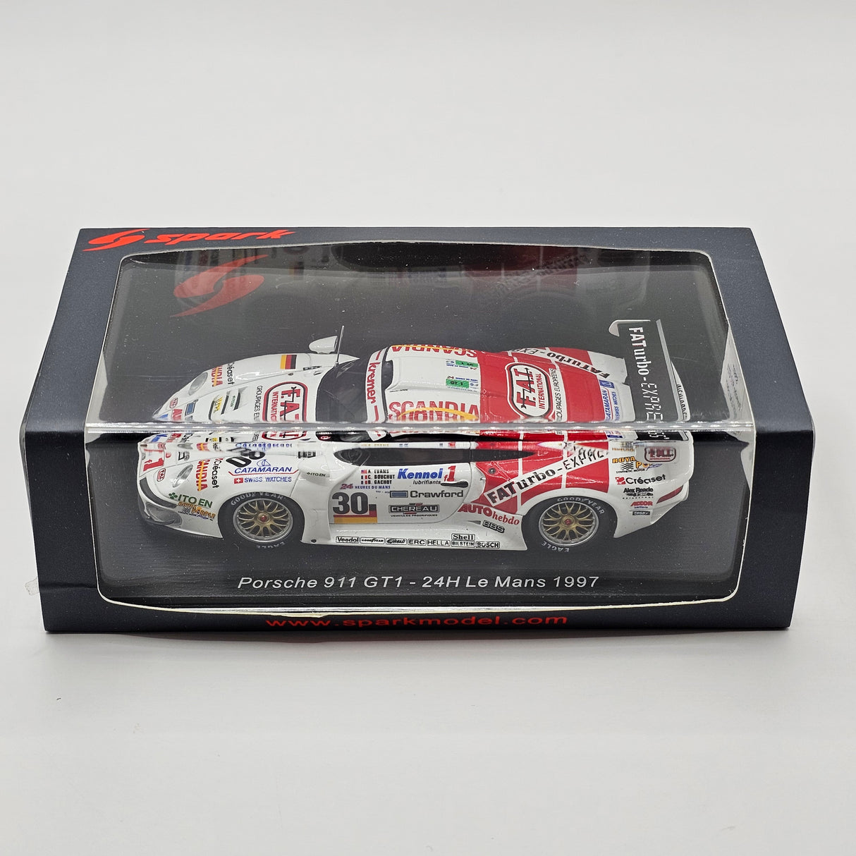 Spark Porsche 911 GT1 #30 Kremer Racing 24Hrs Le Mans 1997 1/43 Scale S5607