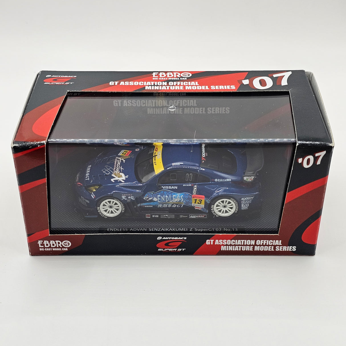 EBBRO Nissan Fairlady Z #13 Endless Sports Super GT GT300 2007 1/43 Scale