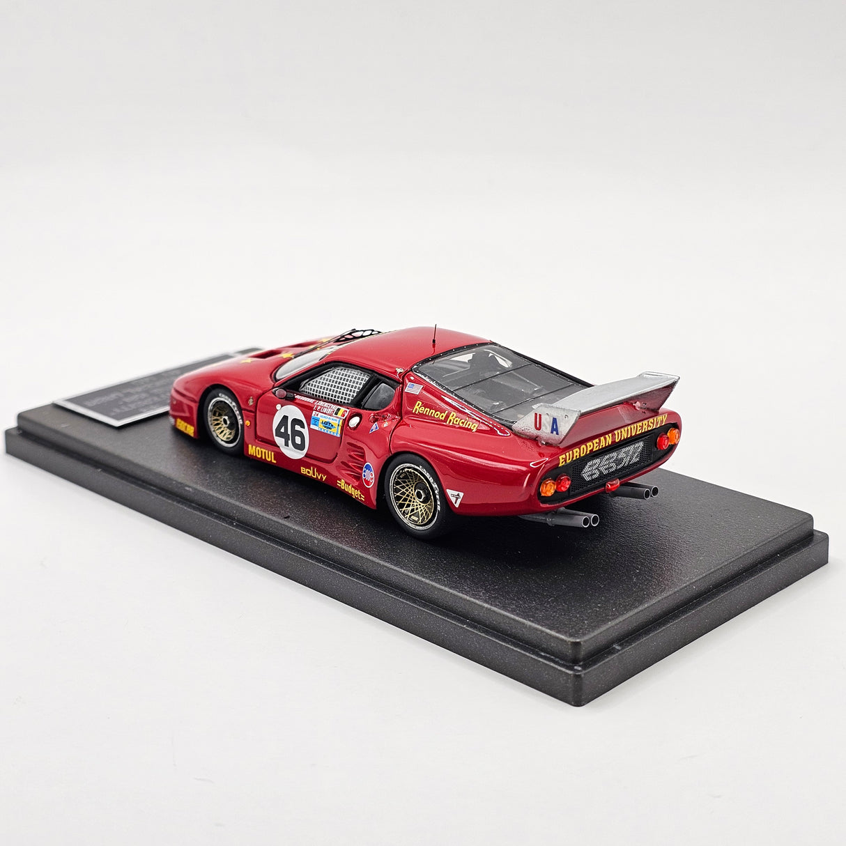 MG Models Ferrari 512BB/LM #46 Rennod Racing 24Hrs Le Mans 1981 1/43 Scale