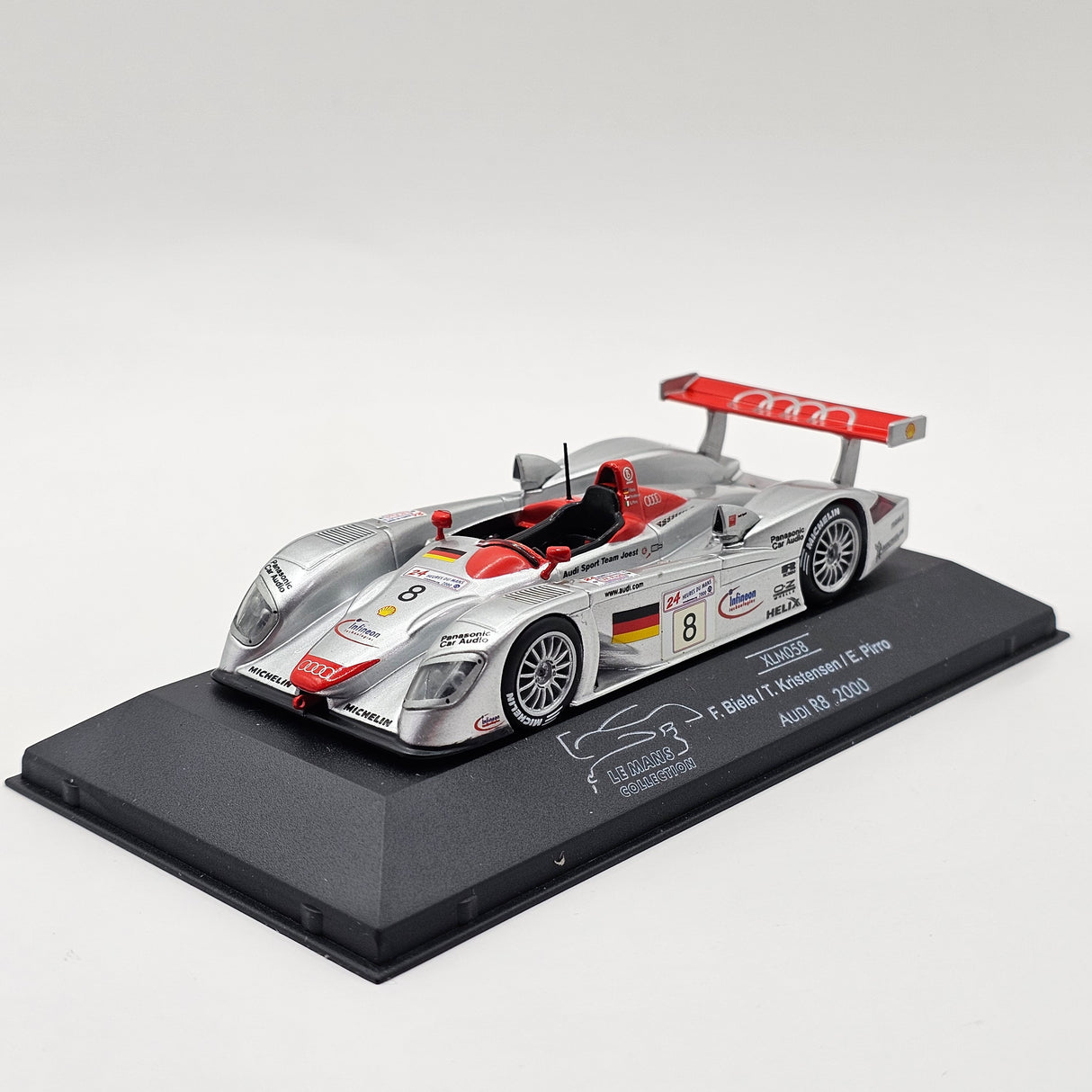 Onyx Audi R8 #1 Audi Sport Team Joest Le Mans Winner 2001 1/43 Scale XLM058