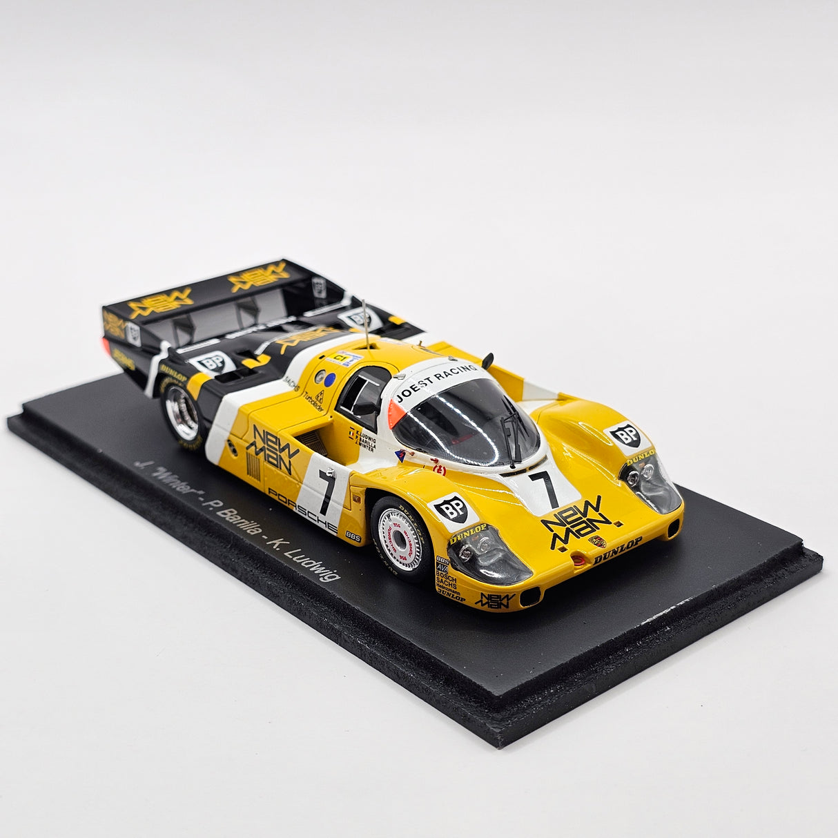Spark Porsche 956B #7 NewMan Joest Racing 24Hrs Le Mans 1985 Winner 1/43 Scale