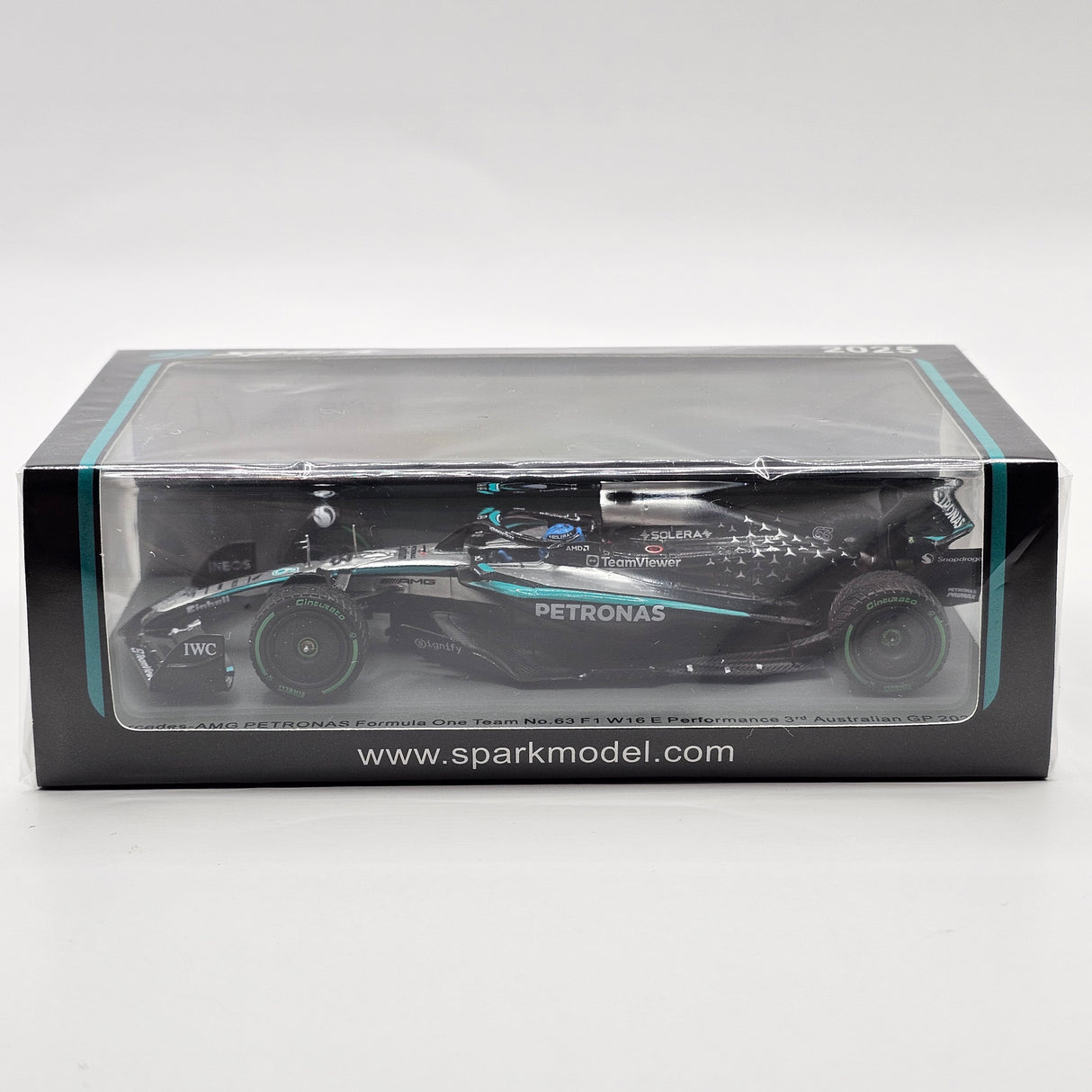 Spark Mercedes F1 W16 #63 George Russell Australian GP 2025 3rd 1/43 Scale S9572
