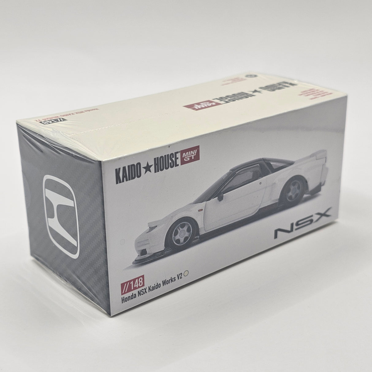 Mini GT x Kaido House Honda NSX NA1 Kaido Works V2 White 1/64 Scale