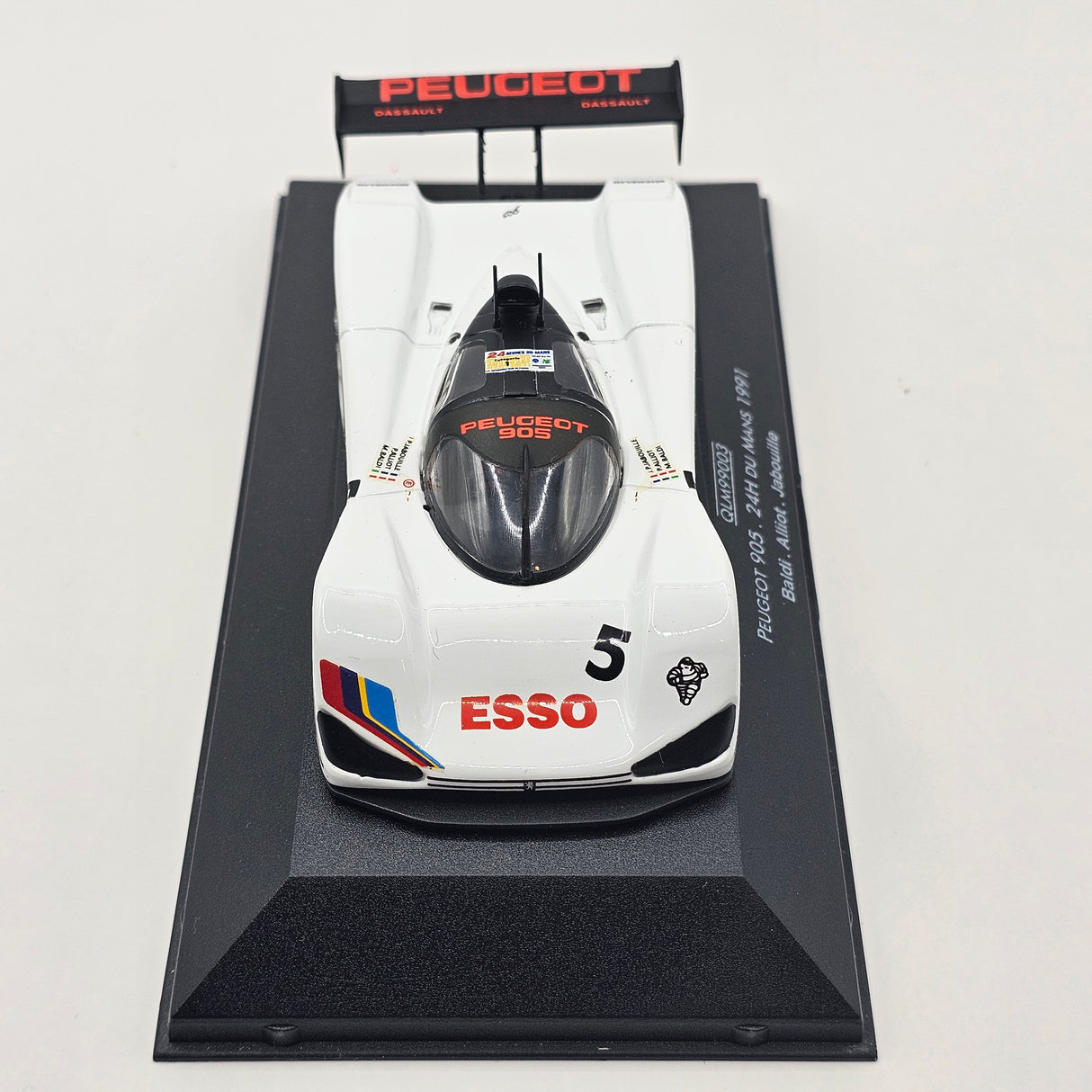 Quartzo Peugeot 905 #5 Peugeot Talbot Sport Le Mans 24Hrs 1991 1/43 Scale