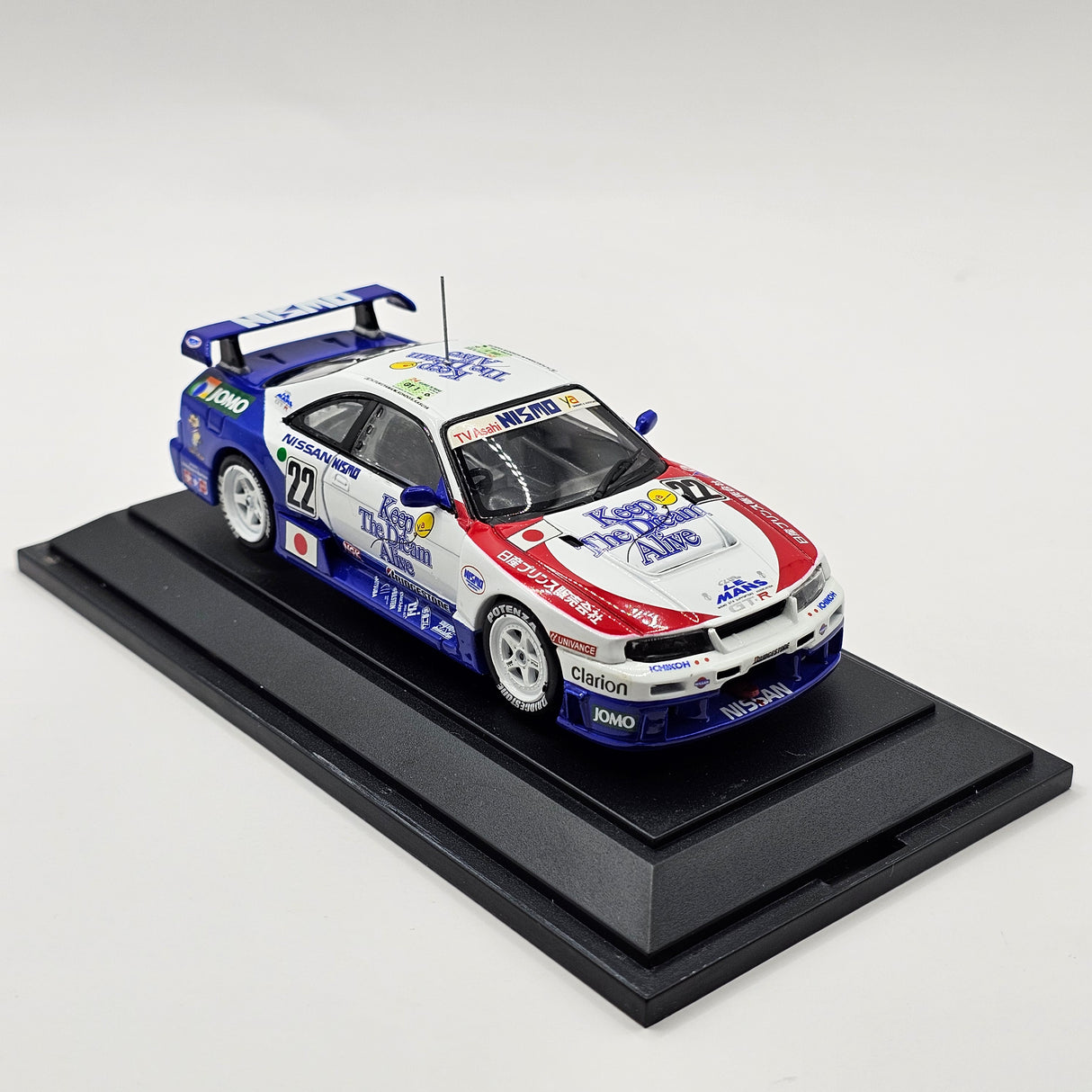 EBBRO Nissan Nismo GT-R R33 #22 Nismo Le Mans 24Hrs LMGT1 1995 1/43 Scale