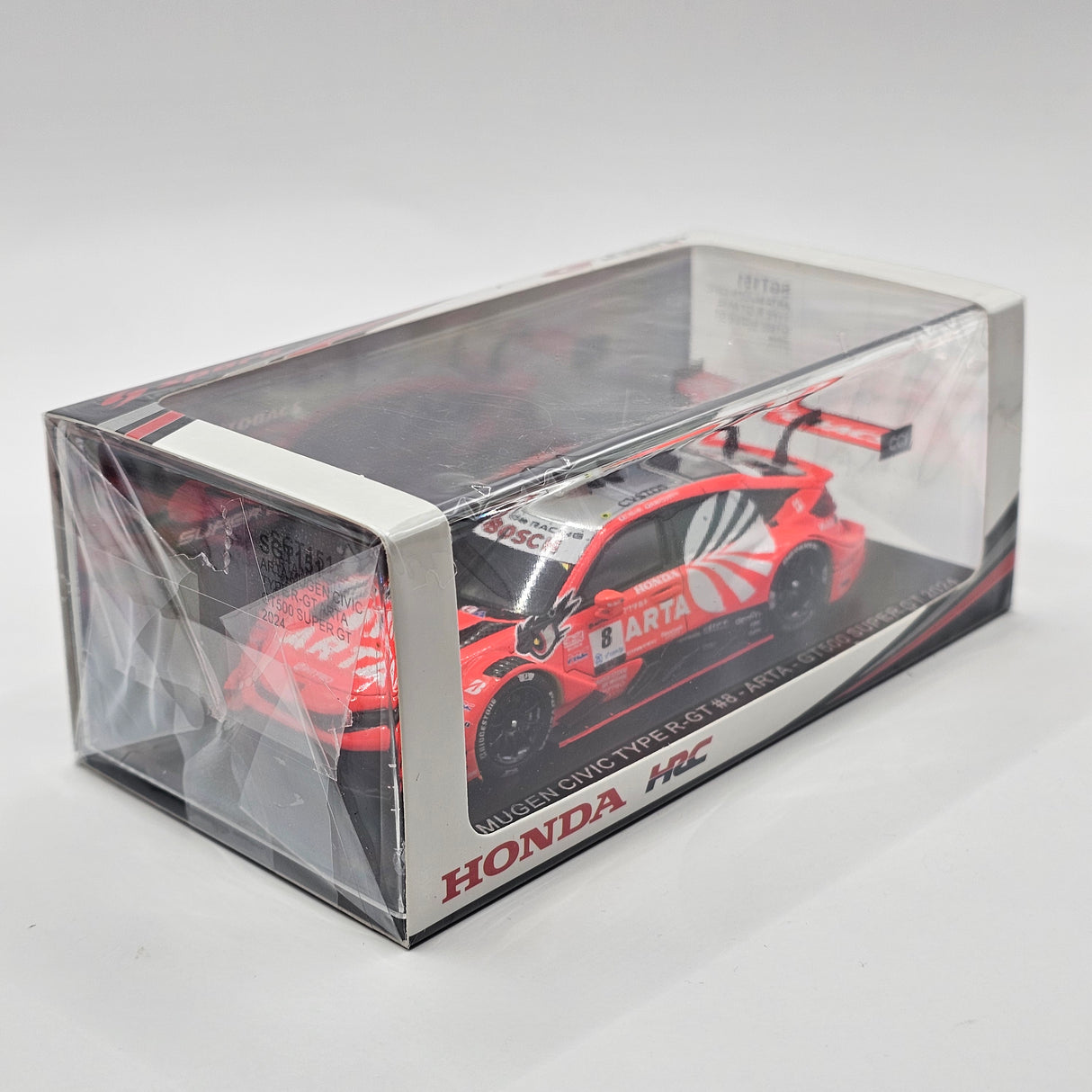 Spark Honda Civic Type R-GT #8 Arta Mugen GT500 Super GT 2024 1/43 Scale