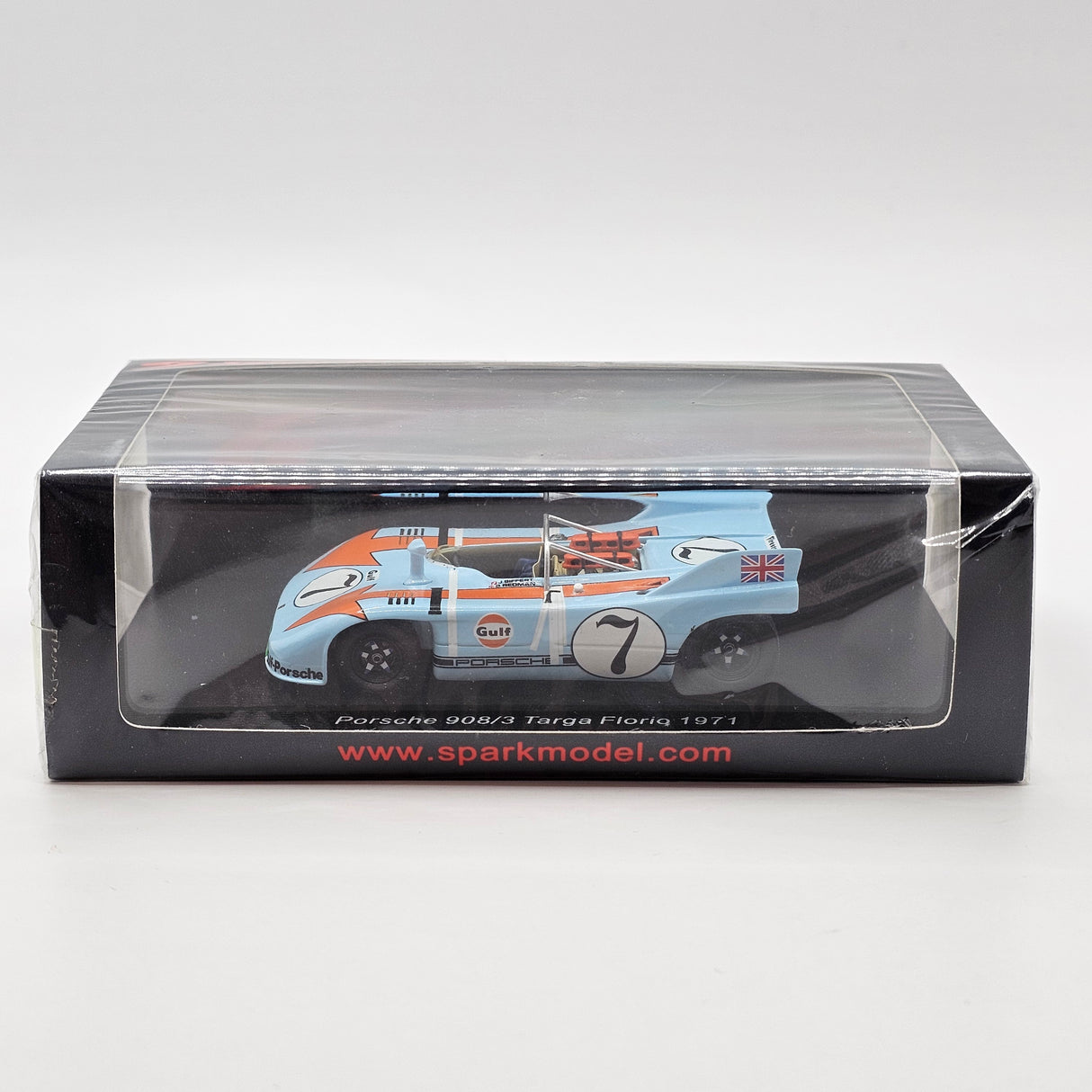 Spark Porsche 908/3 #7 John Wyer Automotive Targa Florio 1971 1/43 Scale S2330