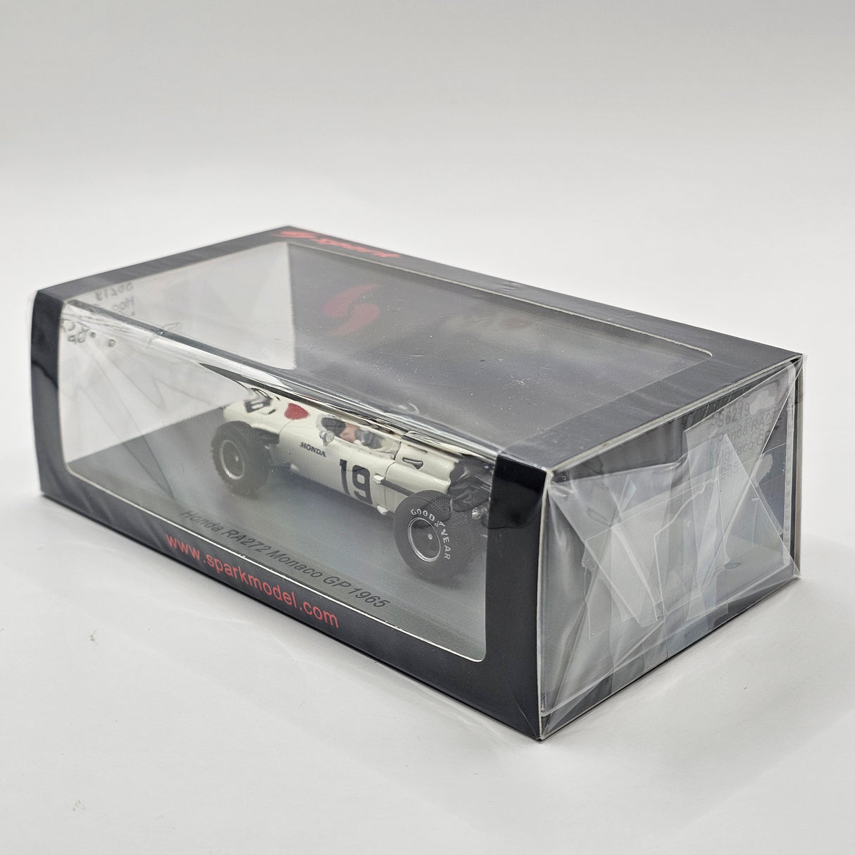 Spark Honda RA272 #19 Ronnie Bucknum Monaco F1 GP 1965 1/43 Scale S6219