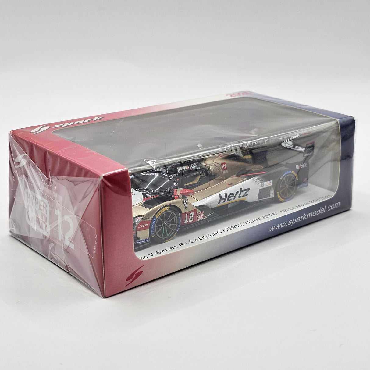 Spark Cadillac V-Series.R #12 Cadillac Hertz Team Jota 24Hrs Le Mans 2025 1/43 Scale