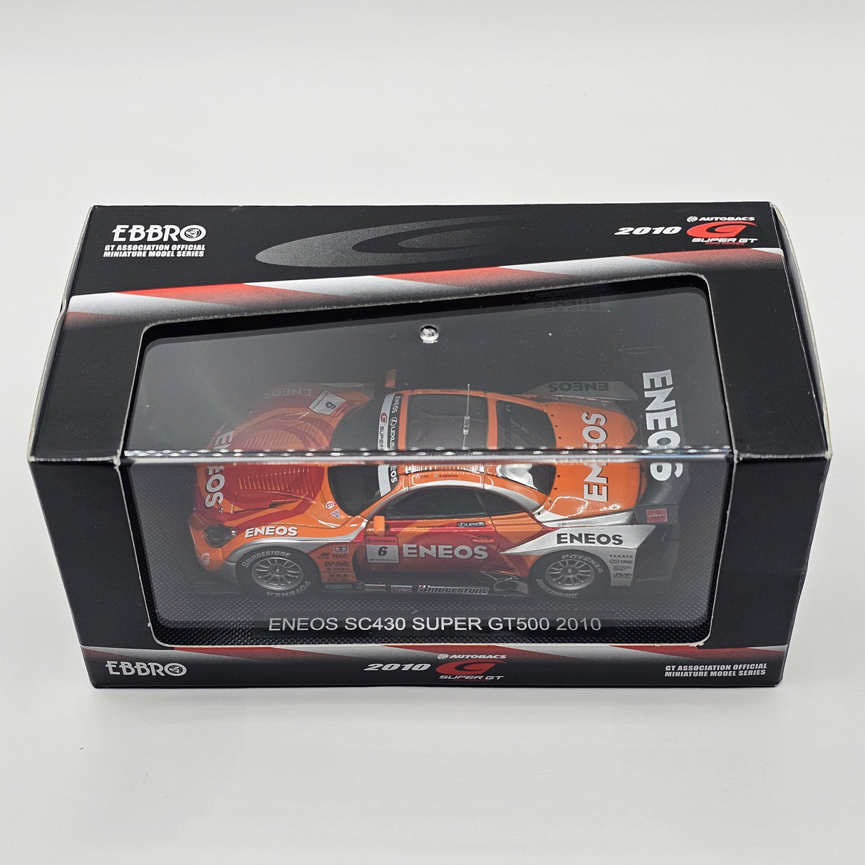 EBBRO Lexus SC430 #6 Lexus Team LeMans ENEOS Super GT GT500 2010 1/43 Scale