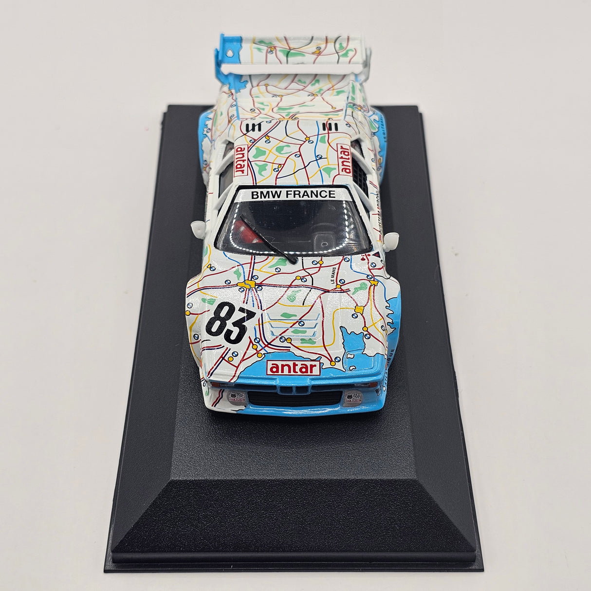 Quartzo BMW M1 #83 BMW-France Le Mans 24Hrs 1980 1/43 Scale