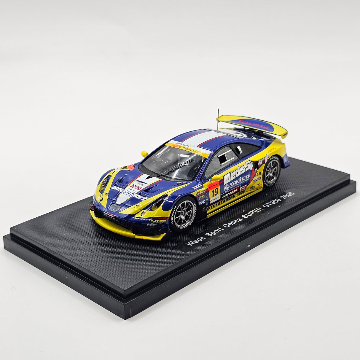 EBBRO Toyota Celica #19 WedsSport Racing Project Bandoh Super GT GT300 2006 1/43 Scale
