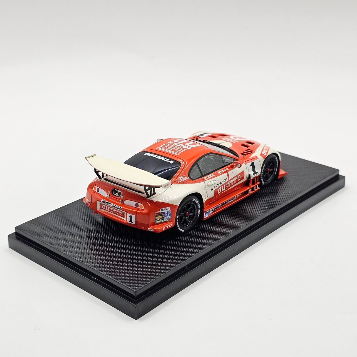 EBBRO P4 Toyota Supra #1 au Cerumo JGTC GT500 2002 Resin Collection 1/43 Scale