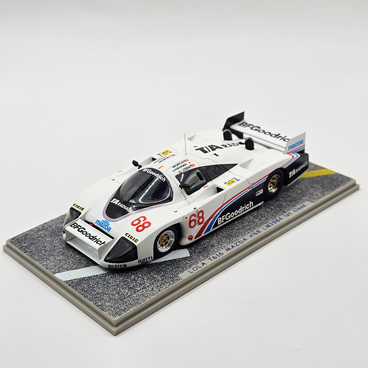 Spark Lola T616 Mazda #68 BF Goodrich Le Mans 24Hrs 1984 Rotary History 1/43 Scale
